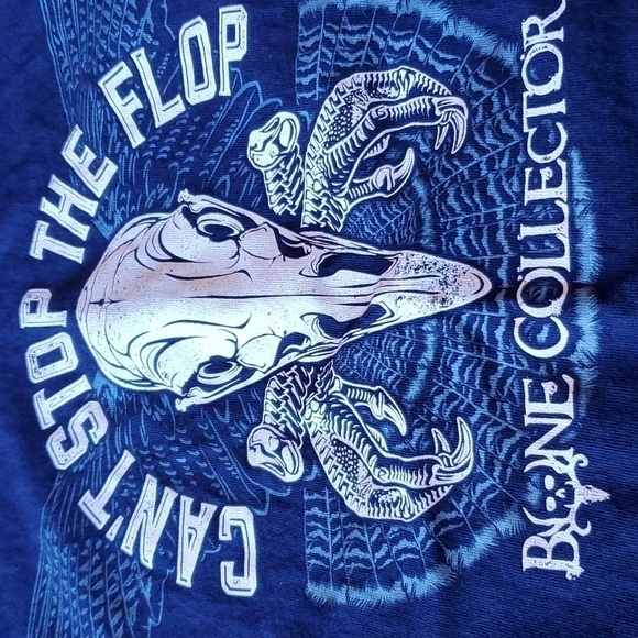 Delta pro weight Bone Collector Can't stop the Flop Large t shirt EUC na… - Picture 2 of 8